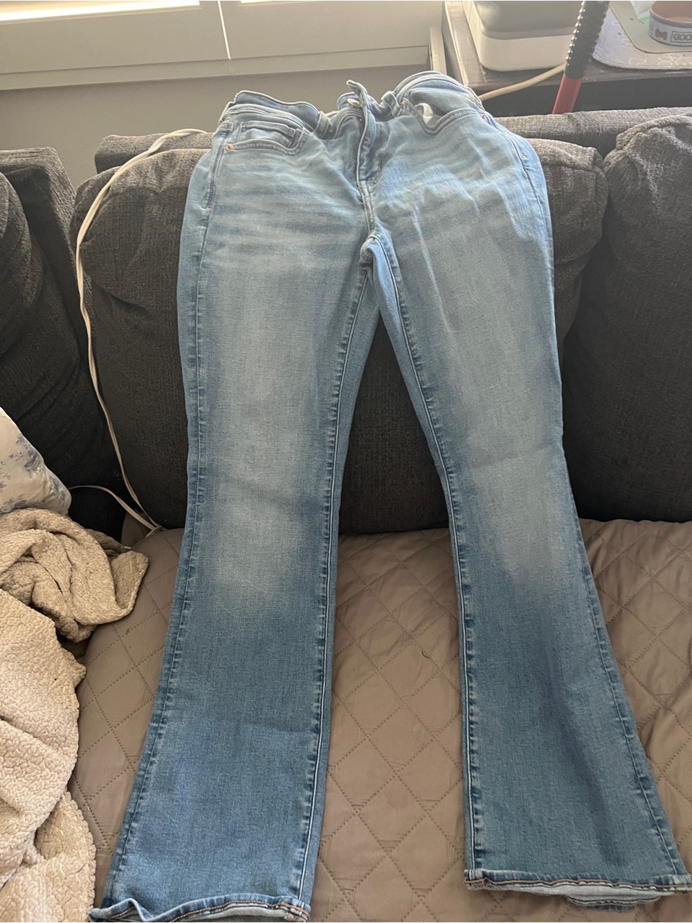 American Eagle Outfitters Light Blue Flared Jeans